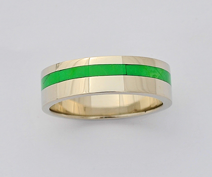 Turquoise Wedding Band