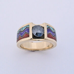 Black Diamond Mountain Ring