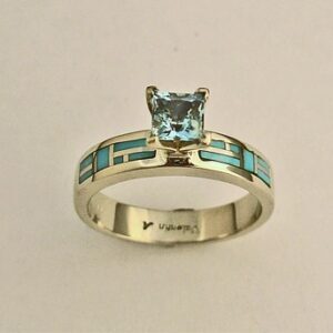 Gold-Engagement-Ring-with-Aquamarine-and-Turquoise-Inlay-by-Southwest-Originals-505-363-7150