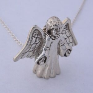 Sterling Silver Angel Pendant 01a by Southwest Originals 505-363-7150