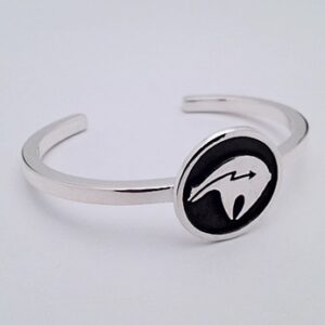 Sterling Silver Bear Cuff Bracelet by Southwest Originals 505-363-7150