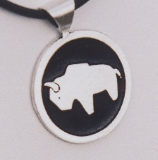 Sterling Silver Buffallo Pendant by Southwest Originals 505-363-7150