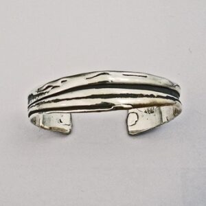 Sterling Silver Freeform Cuff Bracelet 01b by Southwest Originals 505-363-7150