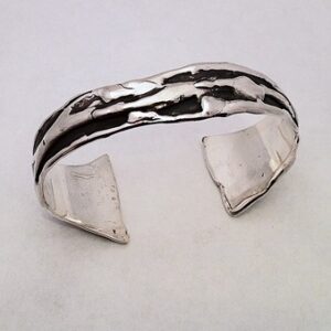 Sterling Silver Freeform Cuff Bracelet by Southwest Originals 505-363-7150