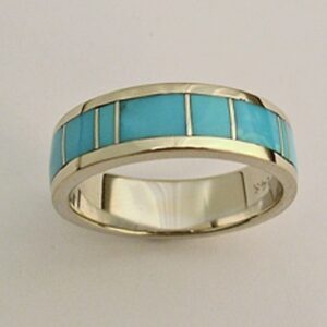 Turquoise-wedding-band-by-Southwest-Originals-505-363-7150