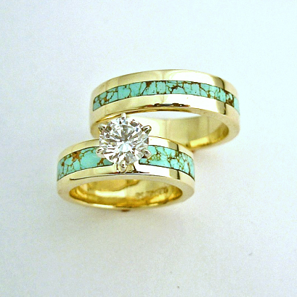 Turquoise and Diamond Wedding #SWE0001